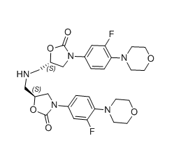 利奈唑胺杂质15,(5S,5'S)-5,5'-(azanediylbis(methylene))bis(3-(3-fluoro-4-morpholinophenyl)oxazolidin-2-one)