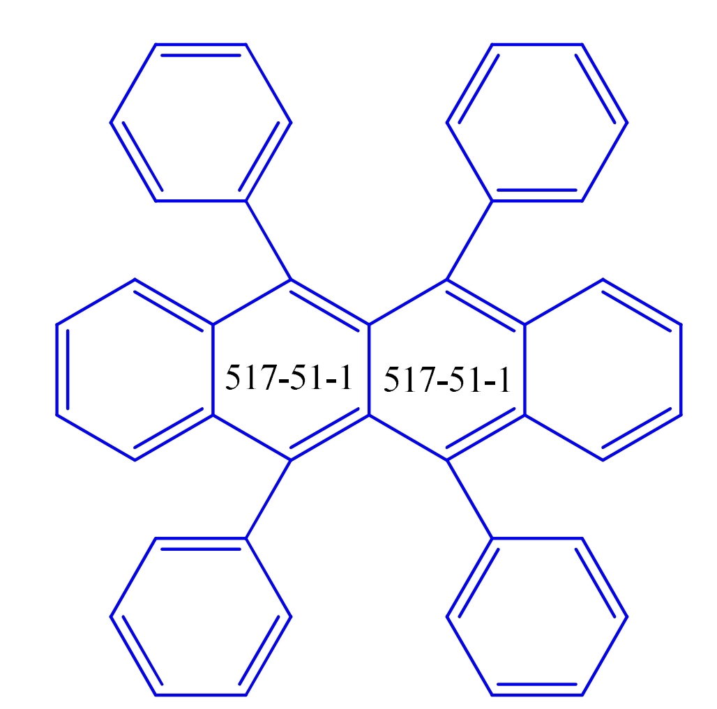 红荧烯（吨级）,5,6,11,12-Tetraphenylnaphthacene
