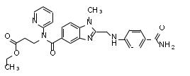 达比加群酯杂质 C CDBA 513 BS,N-[[2-[[[4-(Aminocarbonyl)phenyl]amino]methyl]-1-methyl-1H-benzimidazol-5-yl]carbonyl]-N-2-pyridinyl-beta-alanine ethyl ester