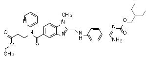 达比加群酯杂质 R CDBA 510 B,N-[[2-[[[4-[[[(2-Ethylbutoxy)carbonyl]amino]iminomethyl]phenyl]amino]methyl]-1-methyl-1H-benzimidazol-5-yl]carbonyl]-N-2-pyridinyl-beta-alanine ethyl ester