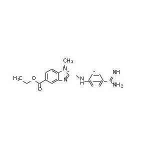 达比加群酯杂质 F,2-[[[4-(Aminoiminomethyl)phenyl]amino]methyl]-1-methyl-1H-benzimidazole-5-carboxylic acid ethyl ester
