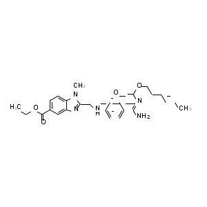 达比加群酯杂质 I BIBR 1150 BS,Ethyl 2-[[[4-[[[(hexyloxy)carbonyl]amino]iminomethyl]phenyl]amino]methyl]-1-methyl-1H-benzimidazole-5-carboxylate