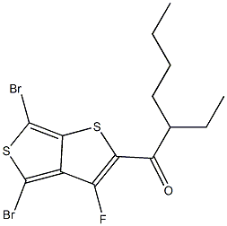 4,6-二溴-3-氟-2-(1-(2-乙基己酮))-噻吩并[3,4-B]噻吩,1-(4,6-dibroMo-3-fluorothieno[3,4-b]thiophen-2-yl)-2ethylhexan-1-one