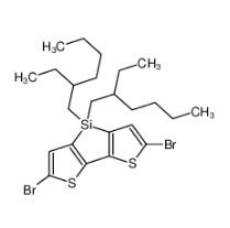 2,6-二溴-4,4-双(2-乙基己基)-4H-硅杂环戊二烯并[3,2-b:4,5-b’]二噻吩,2,6-Dibromo-4,4-bis(2-ethylhexyl)-4H-thieno[2',3':4,5]silolo[3,2- b]thiophene