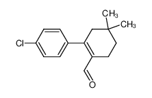 4'-氯-5,5-二甲基-3,4,5,6-四氢-[1,1'-联苯] -2-甲醛,4'-chloro-5,5-diMethyl-3,4,5,6-tetrahydro-[1,1'-biphenyl]-2-carbaldehyde