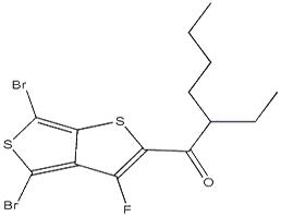 4,6-二溴-3-氟-2-(1-(2-乙基己酮))-噻吩并[3,4-B]噻吩,1-(4,6-dibroMo-3-fluorothieno[3,4-b]thiophen-2-yl)-2ethylhexan-1-one
