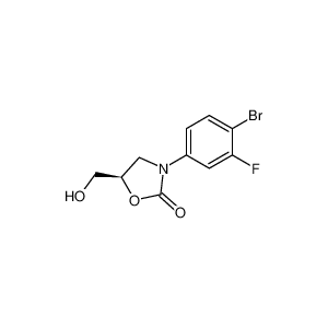 (5R)-3-(4-溴-3-氟苯基)-5-羟甲基恶唑烷-2-酮