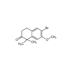 6-溴-7-甲氧基-1,1-二甲基-3,4-二氢萘-2(1H)-酮