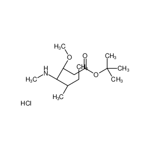 3R,4S,5S)-叔丁基3-甲氧基-5-甲基-4-(甲基氨基)庚酸酯盐酸盐