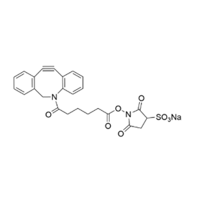 磺化二苯基环辛炔-琥珀酰亚胺酯,DBCO-Sulfo-NHS ester