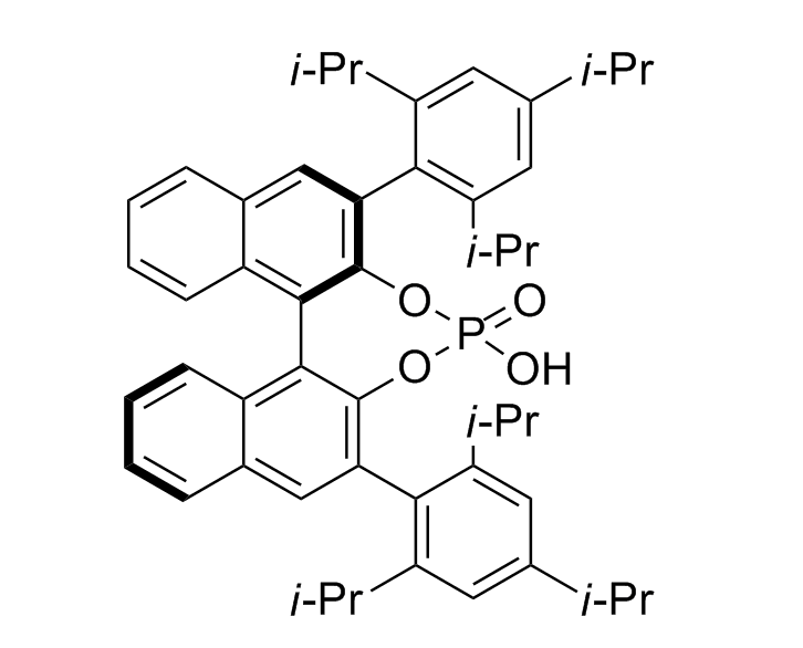 (R)-3,3-双(2,4,6-三异丙基苯基)-1,1-联萘-2,2-双磷酸氢,(R)-TRIP (R)-3,3-Bis(2,4,6-triisopropylphenyl)-1,1-binaphthyl-2,2-diyl hydrogenphosphat