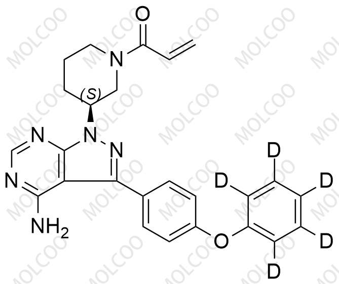 (S)-依鲁替尼-d5,(S)-Ibrutinib-d