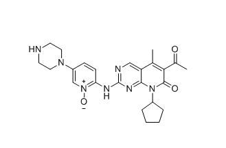 帕布昔利布杂质21,2-((6-acetyl-8-cyclopentyl-5-methyl-7-oxo-7,8-dihydropyrido[2,3-d] pyrimidin-2-yl)amino)-5-(piperazin-1-yl)pyridine 1-oxide