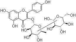 百蕊草素I,Kaempferol-3-O-glucorhamnosid