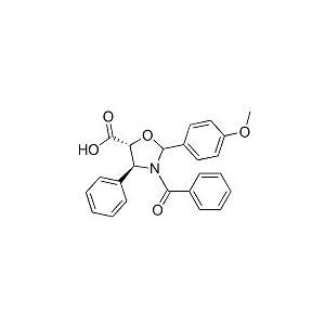 紫杉醇侧链,(4S,5R)-3-Benzoyl-2-(4-methoxyphenyl)-4-phenyl-5-oxazolidinecarboxylic acid