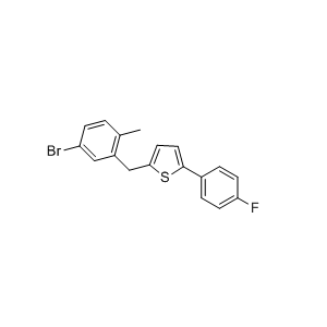 卡格列净杂质29,2-(5-bromo-2-methylbenzyl)-5-(4-fluorophenyl)thiophene