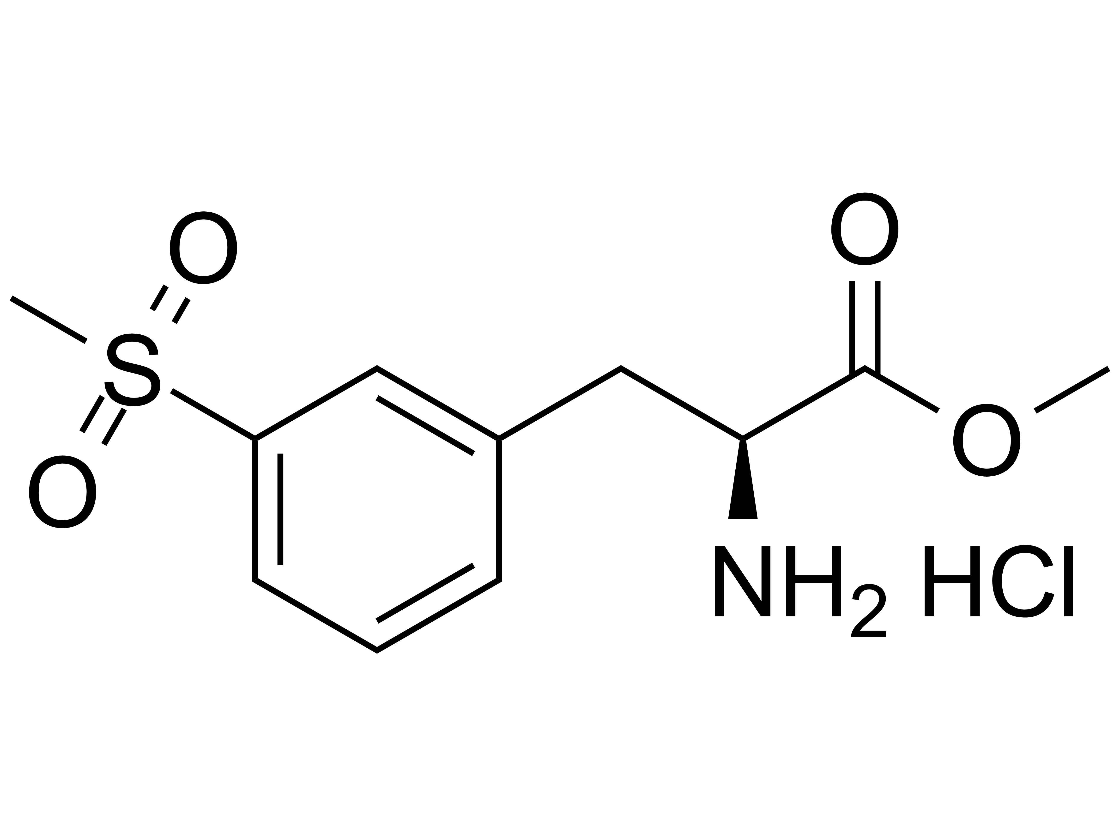 (S)-2-氨基-3-甲砜基-苯丙酸甲酯盐酸盐,(S)-methyl 2-amino-3-(3-(methylsulfonyl)phenyl)propanoate hydrochloride