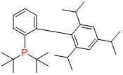 2-二-叔丁膦基-2',4',6'-三异丙基联苯,tBuXPhos / 2-Di-t-butylphosphino-2',4',6'-tri-i-propyl-1,1'-biphenyl