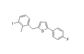 卡格列净杂质20,2-(4-fluorophenyl)-5-(3-iodo-2-methylbenzyl)thiophene