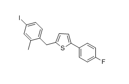 卡格列净杂质19,2-(4-fluorophenyl)-5-(4-iodo-2-methylbenzyl)thiophene