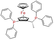 (1S)-1-(二苯基膦)-2-[(1R)-1-(二苯基膦)乙基]二茂铁,(1S)-1-(Diphenylphosphino)-2-[(1R)-1-(diphenylphosphino)ethyl]ferrocene