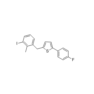 卡格列净杂质20,2-(4-fluorophenyl)-5-(3-iodo-2-methylbenzyl)thiophene