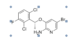 3-[(1R)-(2,6-二氯-3-氟苯基)乙氧基]-2-氨基-5-溴吡啶,5-bromo-3-[(1R)-1-(2,6-dichloro-3-fluorophenyl)ethoxy]-2-Pyridinamine