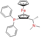 (2R)-1-[(1S)-1-(二甲氨基)乙基]-2-(二苯基膦)二茂铁,(2R)-1-[(1S)-1-(Dimethylamino)ethyl]-2-(diphenylphosphino)ferrocene