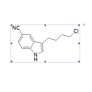 3-(4-氯代丁基)-5-氰基吲哚3-(4-Chlorbutyl)-1H-indol-5-carbonitrile
