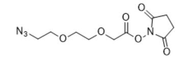 叠氮二聚乙二醇活性酯,Azido-PEG2-NHS ester;N3-PEG2-NHS