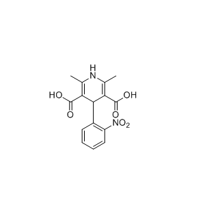 硝苯地平杂质09,2,6-dimethyl-4-(2-nitrophenyl)-1,4-dihydropyridine-3,5-dicarboxylic acid
