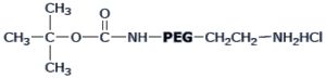 TBOC-PEG-NH2HCl,t-Boc Amine PEG Amine, HCl Salt