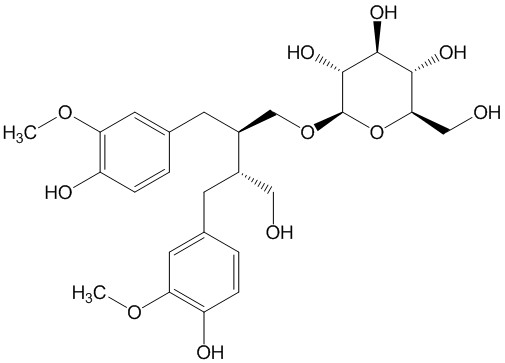 开环异落叶松树脂酚葡糖苷,Secoisolariciresinol monoglucoside