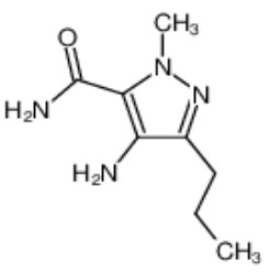 4-氨基-1-甲基-3-正丙基-1H-吡唑-5-羧酰胺,4-Amino-1-methyl-3-n-propyl-5-pyrazolecarboxamide