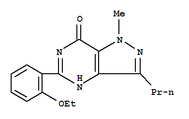 5-(2-乙氧苯基)-1-甲基-3-丙基-1,6-二氢-7H-吡唑并[4,3-D]嘧啶-7-酮,5-(2-Ethoxyphenyl)-1-methyl-3-propyl-1,6-dihydro-7H-pyrazolo[4,3-d]pyrimidin-7-o ne