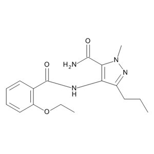 1-甲基-3-丙基-4-(2-乙氧基苯甲酰胺基)吡唑-5-甲酰胺