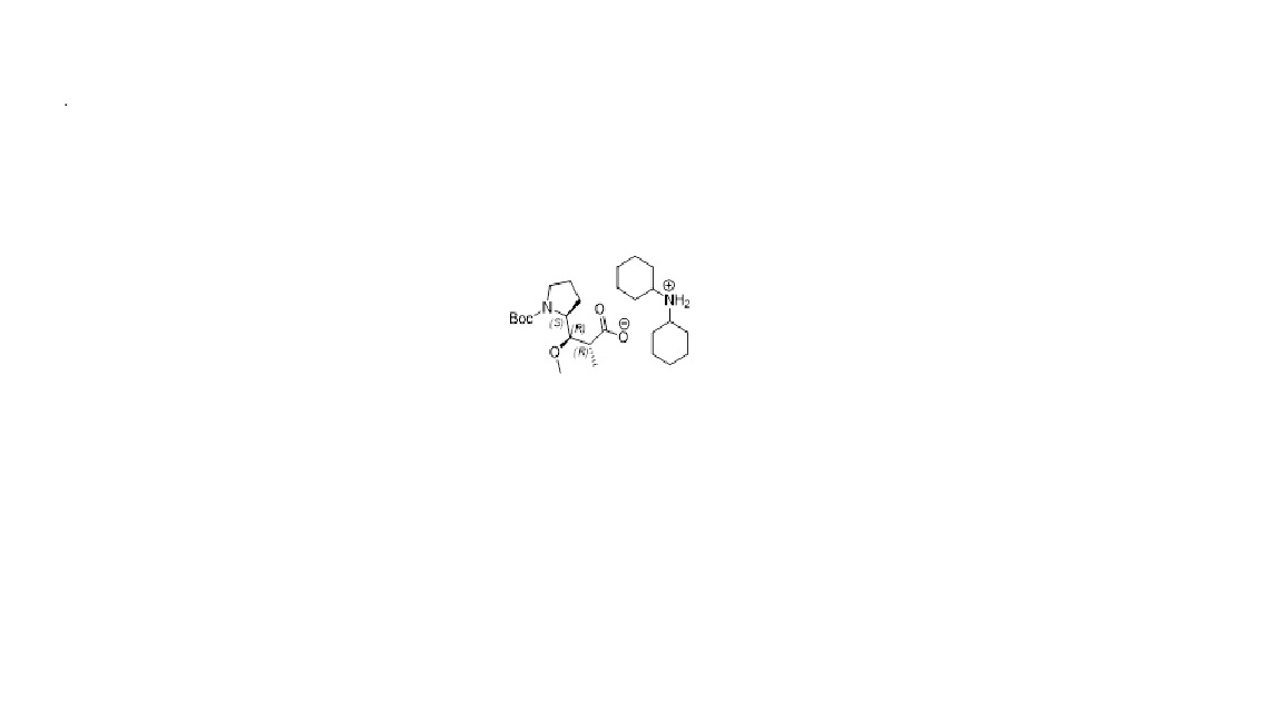 N/A,dicyclohexylammonium (2R,3R)-3-((S)-1-(tert-butoxycarbonyl)pyrrolidin-2-yl)-3-methoxy-2-methylpropanoate