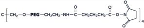 4ARM-PEG-SGA,4arm PEG Succinimidyl Glutaramide (pentaerythritol)