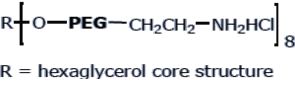 8ARM-PEG-NH2HCl,8arm PEG Amine (hexaglycerol), HCl Salt