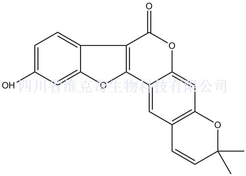 4",5"-去氢异补骨脂定,4′′,5′′-dehydroisopsoralidin