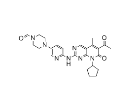 帕布昔利布杂质22,4-(6-((6-acetyl-8-cyclopentyl-5-methyl-7-oxo-7,8-dihydropyrido[2,3-d]pyrimidin-2-yl)amino)pyridin-3-yl)piperazine-1-carbaldehyde