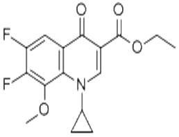 加替环内酯,1-Cyclopropyl-6,7-difluoro-1,4-dihydro-8-methoxy-4-oxo-3-quinolinecarboxylic acid ethyl ester