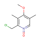 2-氯甲基-4-甲氧基-3,5-二甲基吡啶1-氧化物,2-(chloromethyl)-4-methoxy-3,5-dimethyl-1-oxidopyridin-1-ium