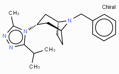 8-苄基-3-外型-(5-异丙基-3-甲基-4H-1,2,4-三唑-4-基)-8-氮杂双环[3.2.1]辛烷