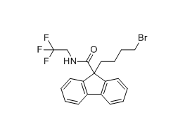 9-(4-溴丁基)-N-(2,2,2-三氟乙基)-9H-芴-9-甲酰胺,9-(4-bromobutyl)-N-(2,2,2-trifluoroethyl)-9H-fluorene-9-carboxaMide