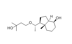 (1S,3aR,4S,7aS)-1-((S)-1-(3-羟基-3-甲基丁氧基)乙基)-7a-甲基八氢-1H-茚-4-醇,(1S,3aR,4S,7aS)-1-((S)-1-(3-hydroxy-3-methylbutoxy)ethyl)-7a-methyloctahydro-1H-inden-4-ol