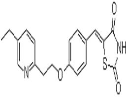 吡格列酮烯,5-[[4-[2-(5-ethyl-2-pyridinyl)ethoxy]benzylidene]-2,4-Thiazolidinedione