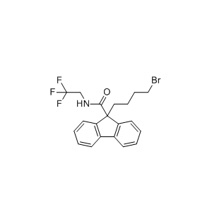 9-(4-溴丁基)-N-(2,2,2-三氟乙基)-9H-芴-9-甲酰胺