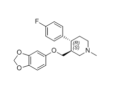 帕羅西汀雜質34,(3S,4R)-3-((benzo[d][1,3]dioxol-5-yloxy)methyl)-4-(4-fluorophenyl)-1-methylpiperidine