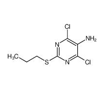 4,6-二氯-2-丙硫基-5-氨基嘧啶,4,6-dichloro-2-propylsulfanylpyrimidin-5-amine